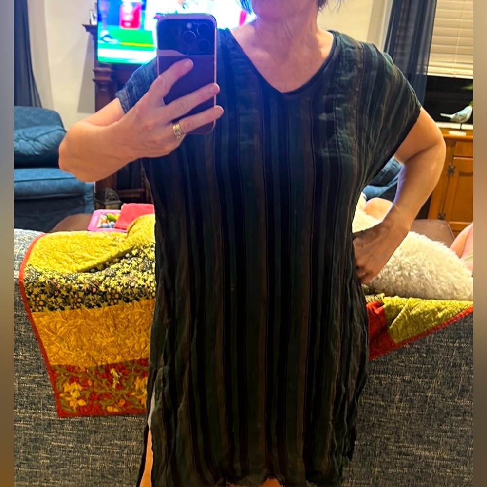 Eileen Fisher Tunic or coverup! Comfy and feminine